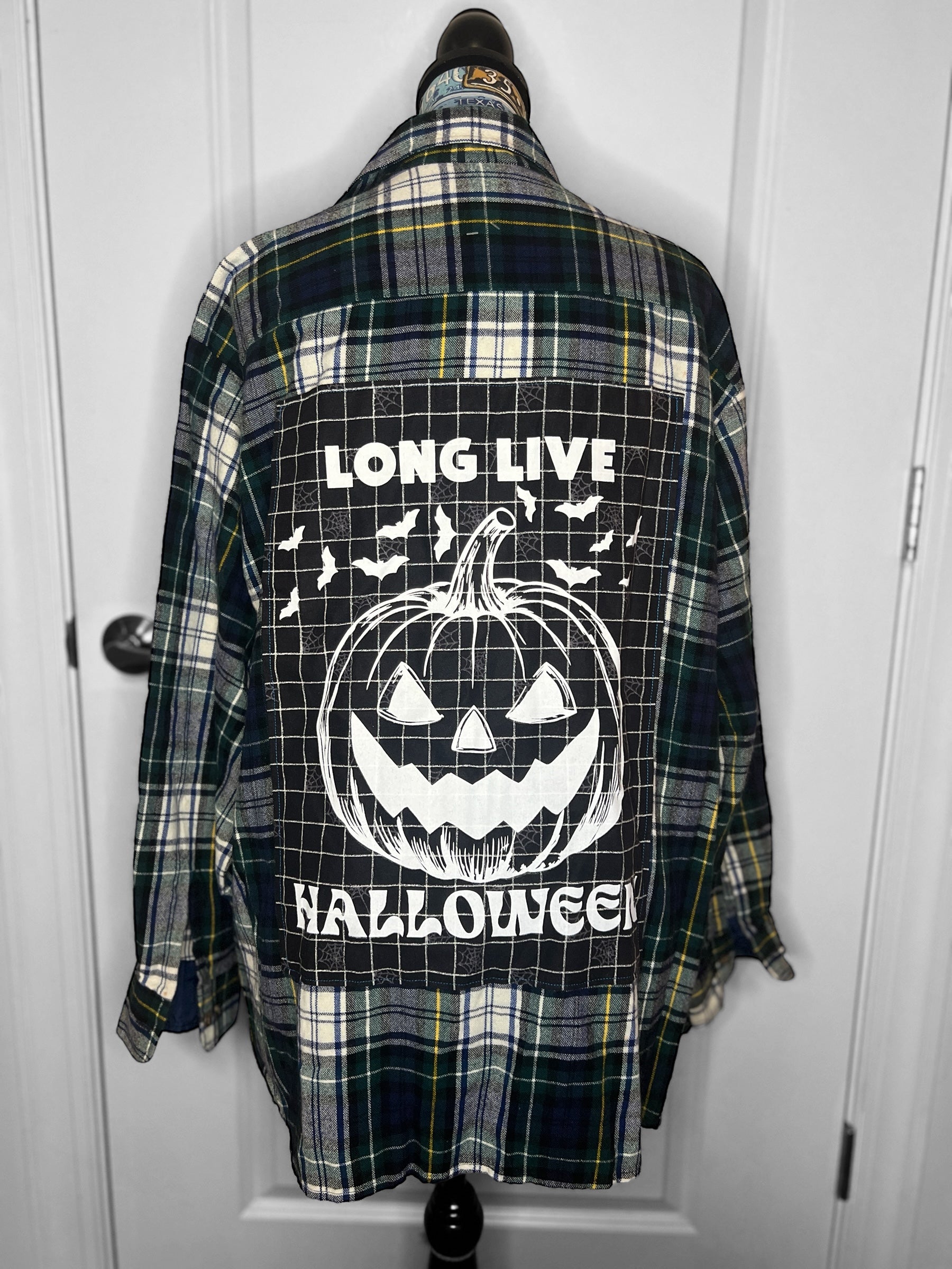 Upcycled Flannel - XL - acrylic wool