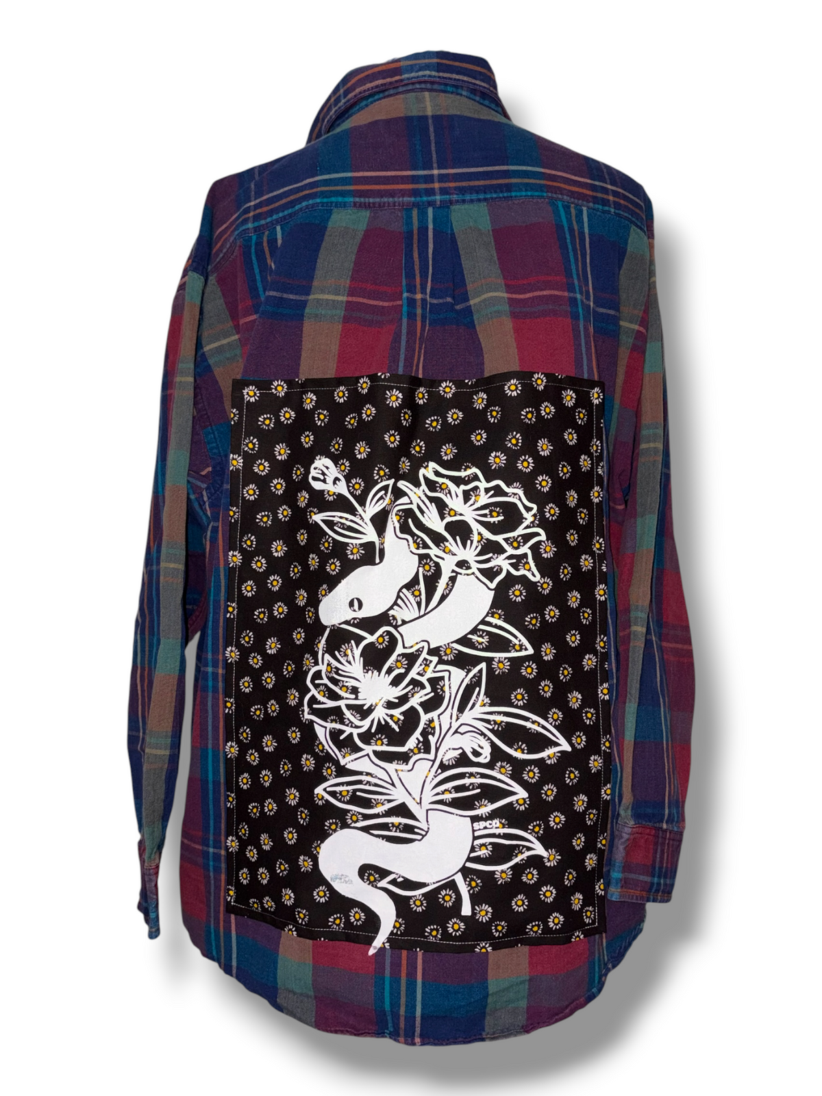 Upcycled Flannel - Large - #32