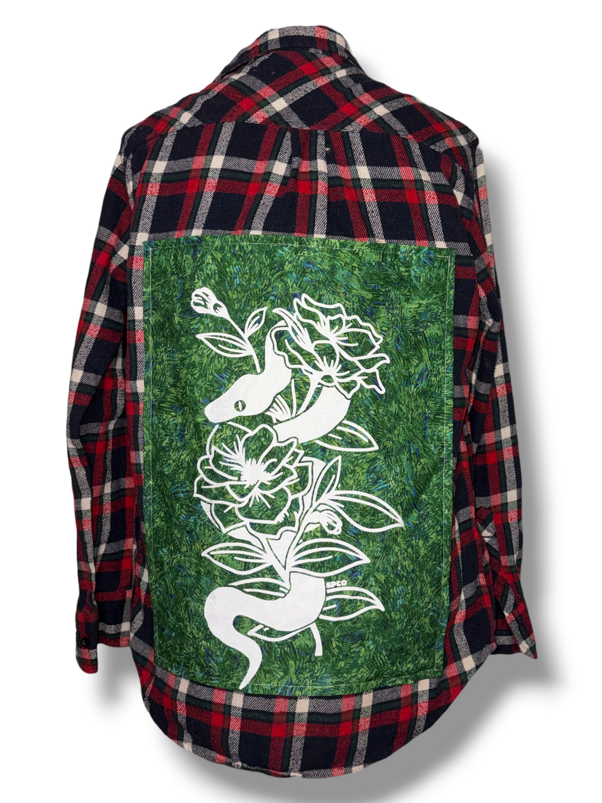 Upcycled Flannel - Small - #35