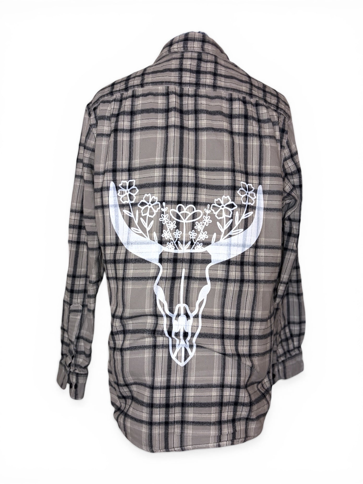 Upcycled Flannel - Medium - #7