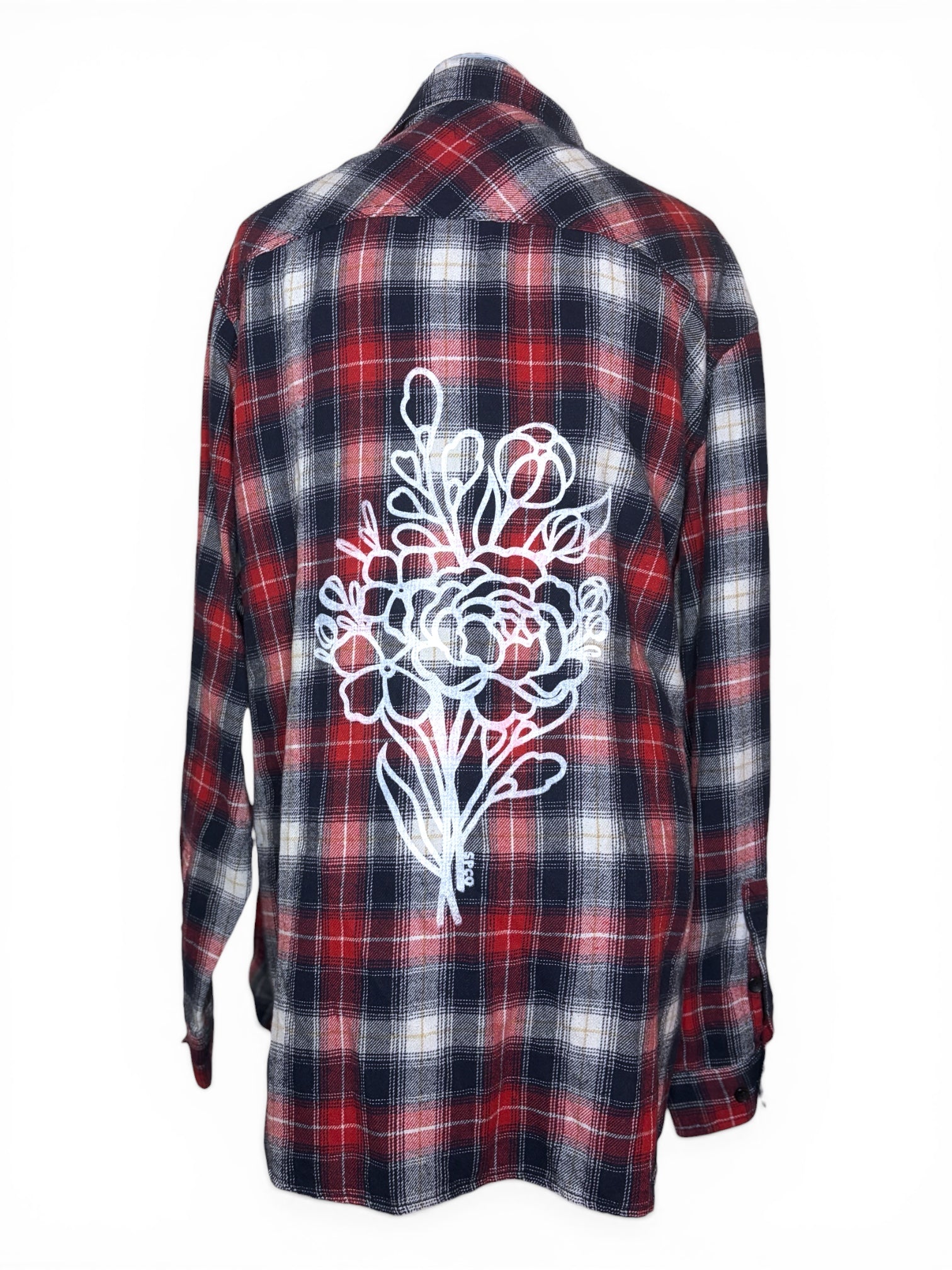 Upcycled Flannel - XL - #53