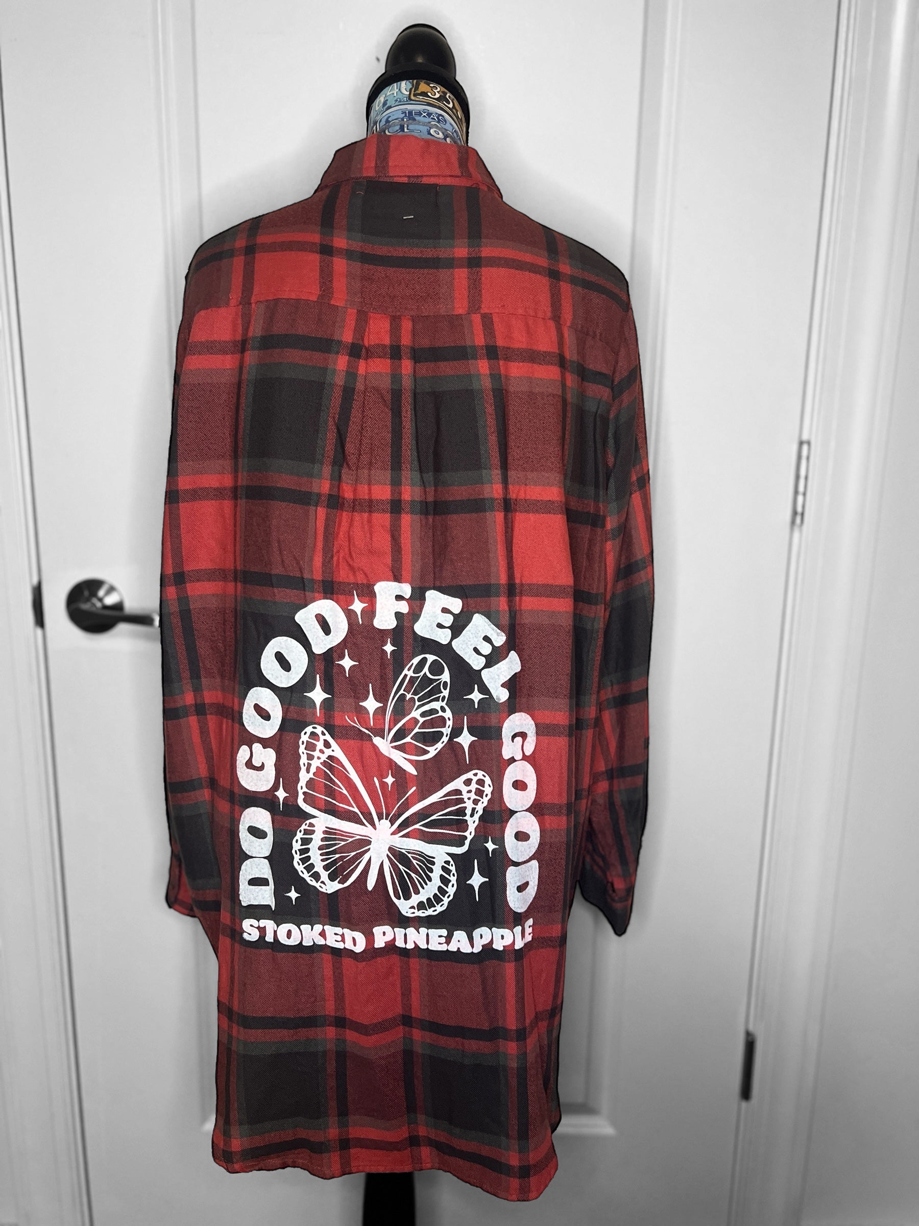 Upcycled Flannel - XL Long