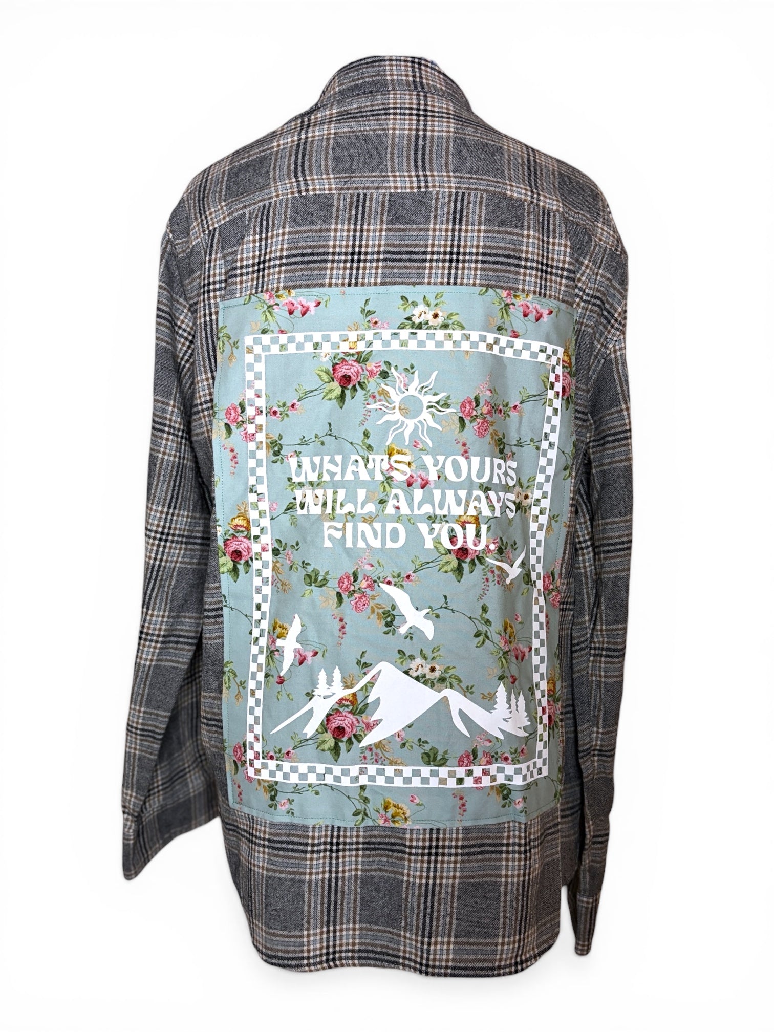 Upcycled Flannel  - XL - #75