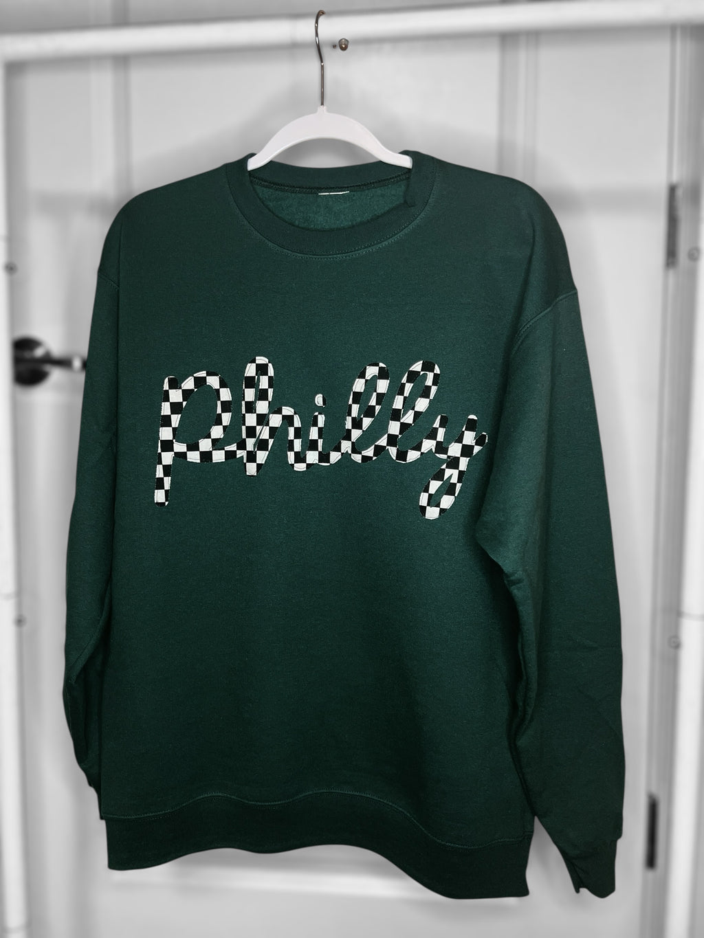 Checkered Philly Crew Neck