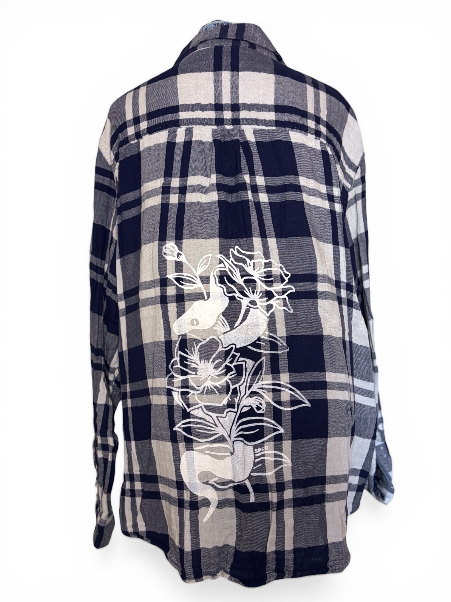 Upcycled Flannel - 3XL - #113