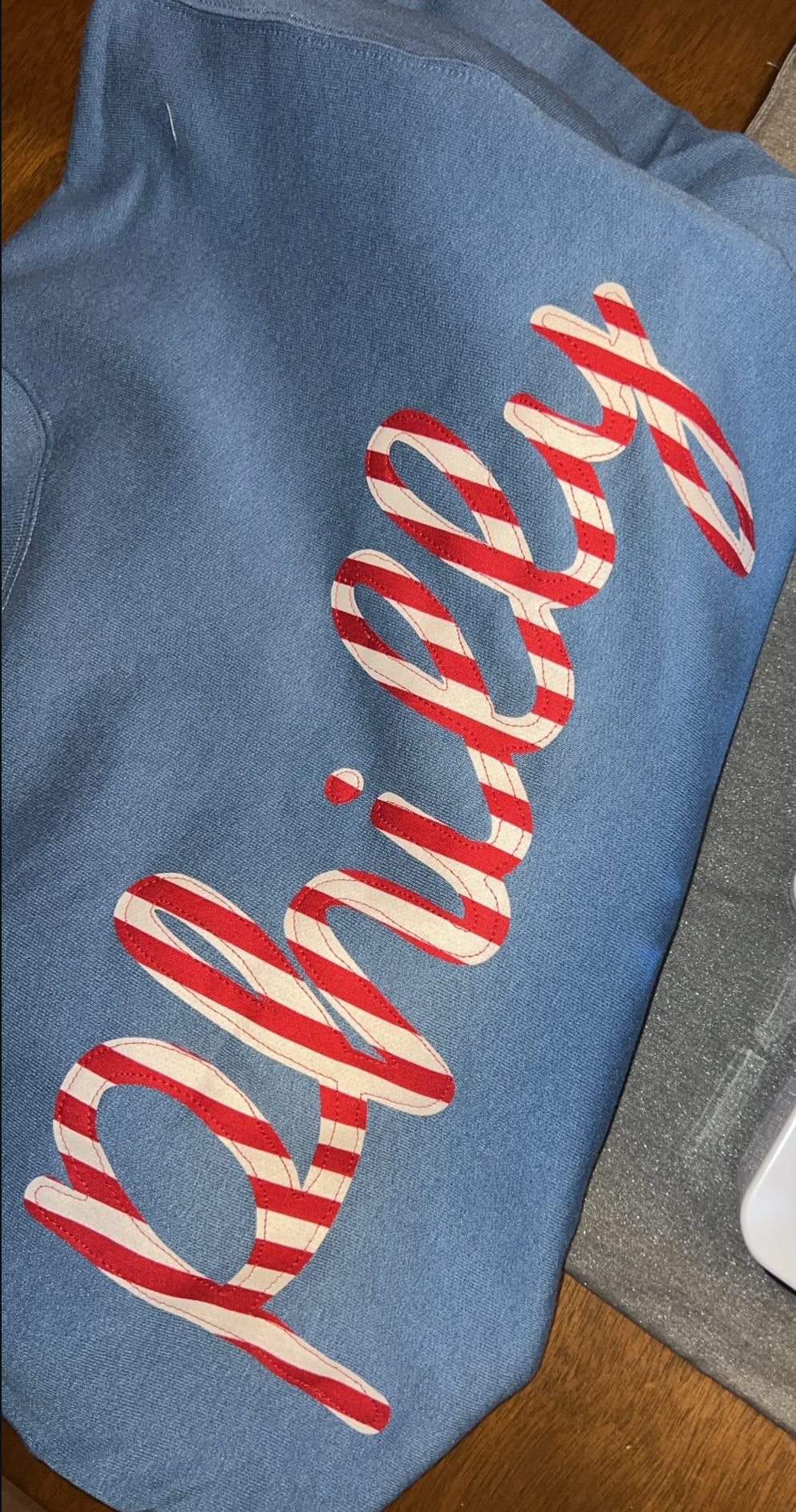 Pinstripe Philly Crew Neck