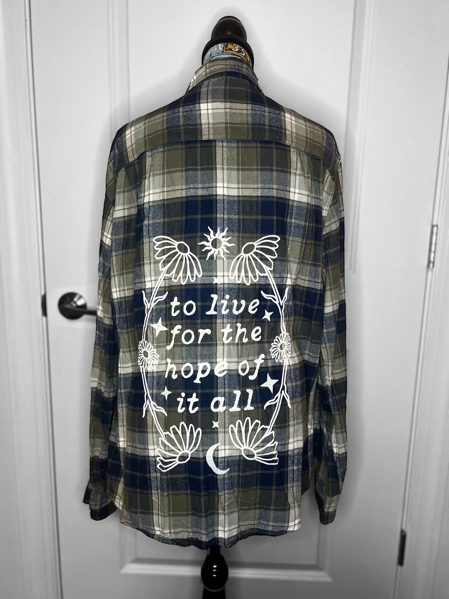 Upcycled Flannel - 2XL