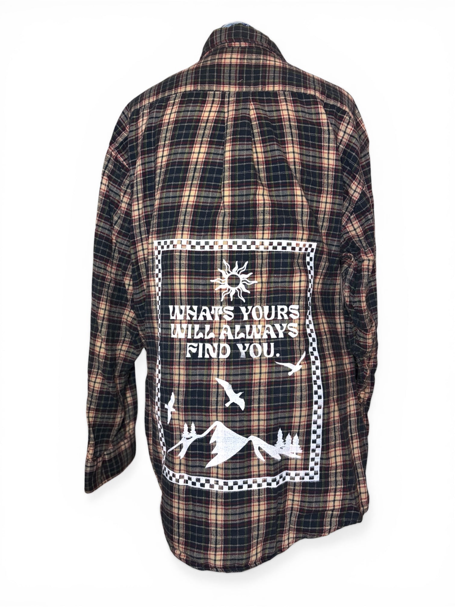 Upcycled Flannel - Medium - #91