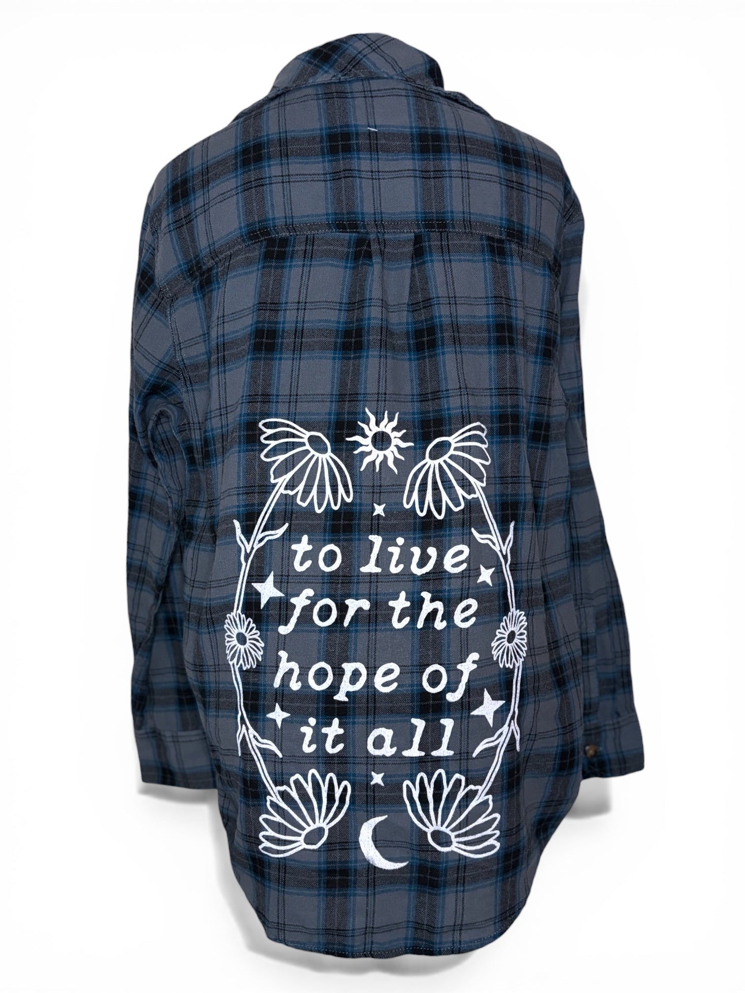 Upcycled Flannel - Medium - #1