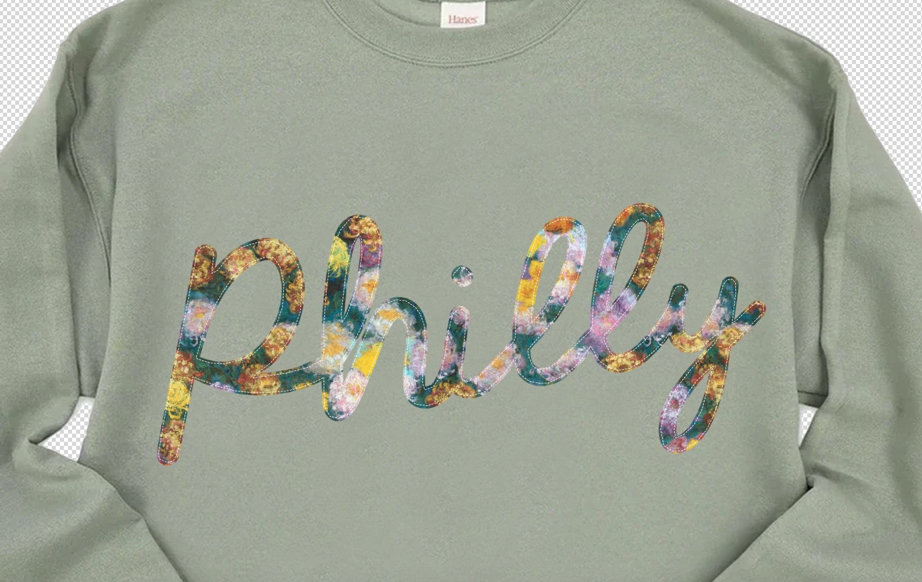 Floral Philly Crew Neck