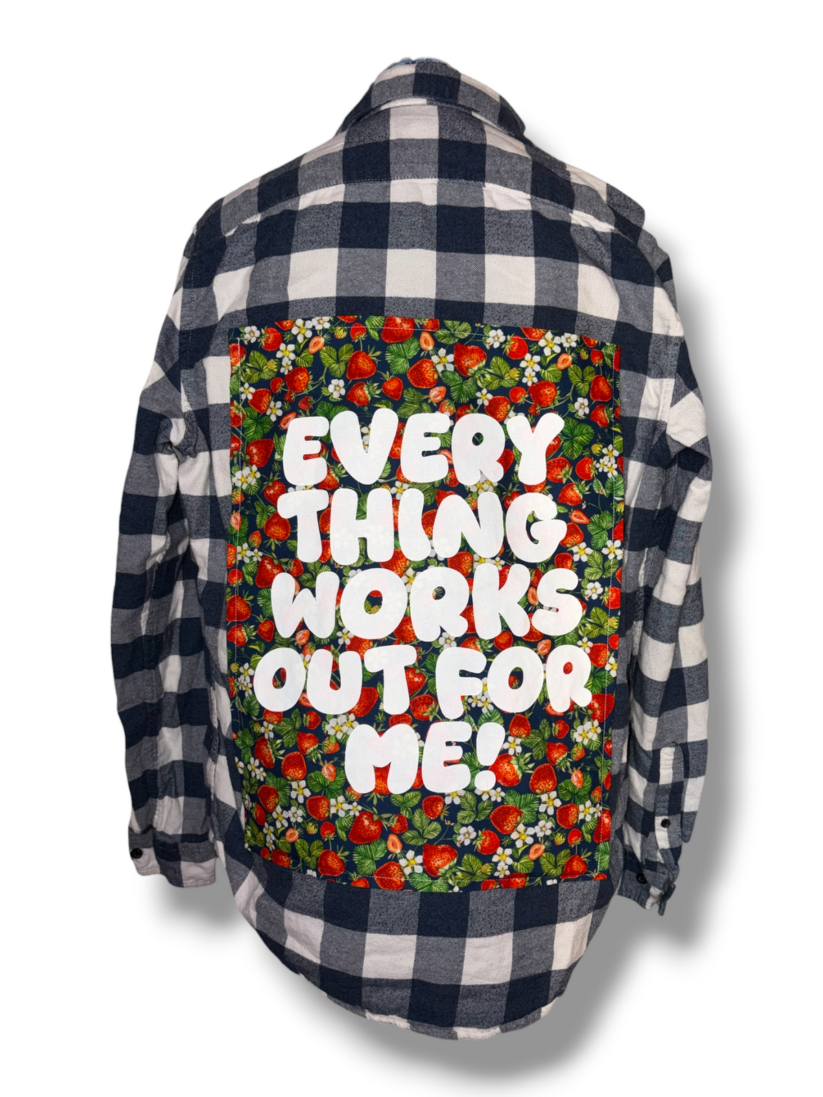 Upcycled Flannel - Medium - #22