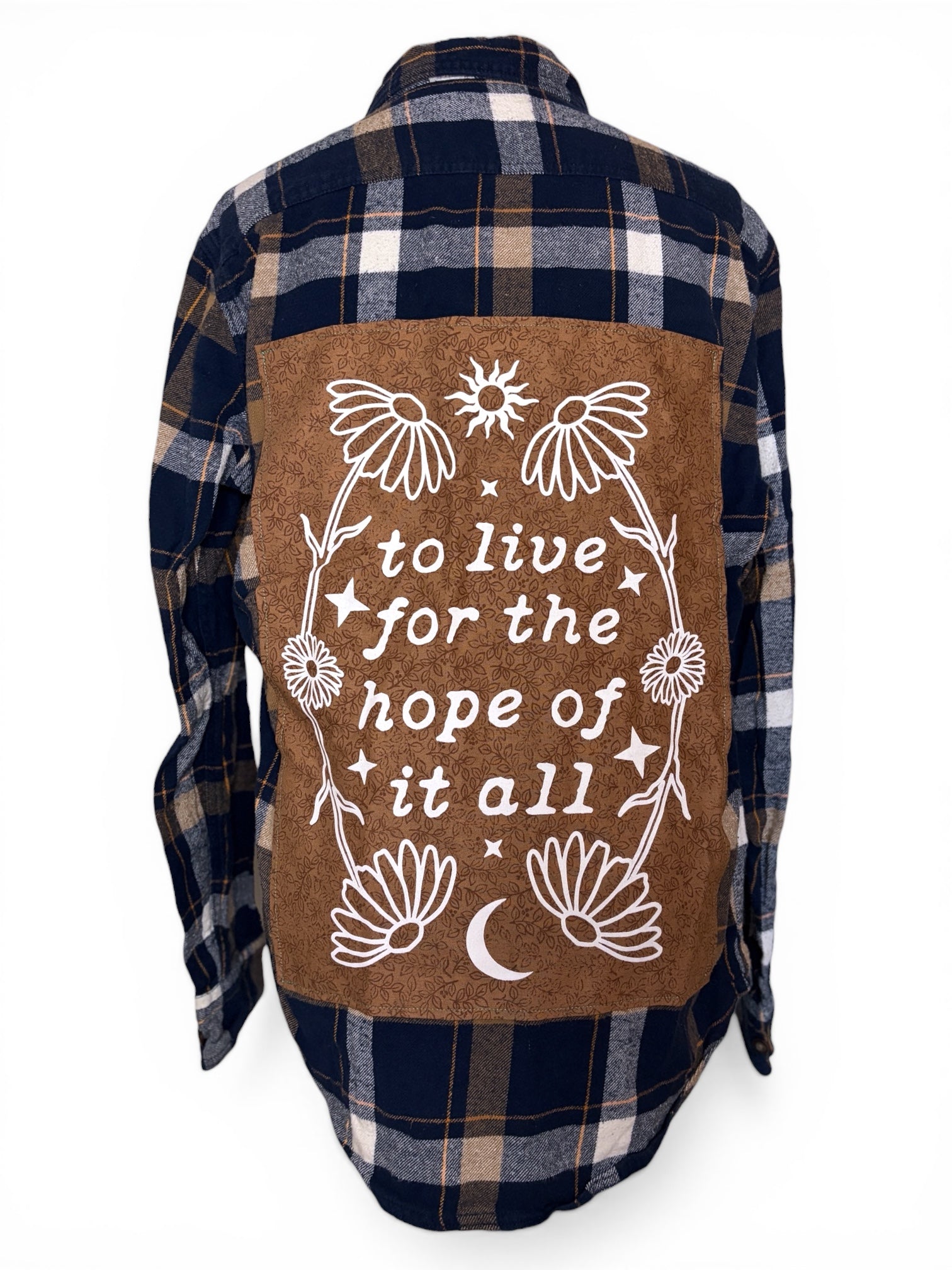 Upcycled Flannel - Medium - #105