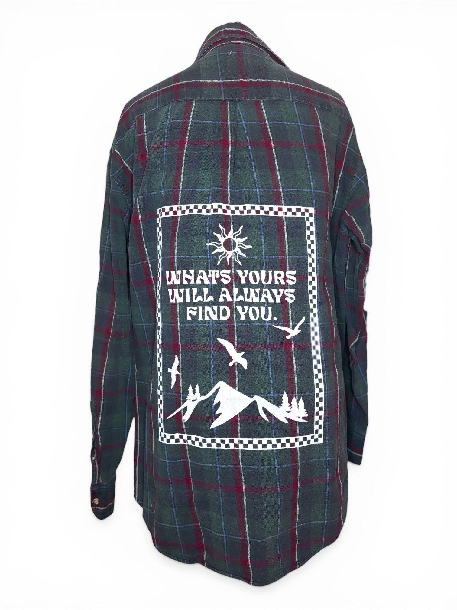 Upcycled Flannel  - XL - #61