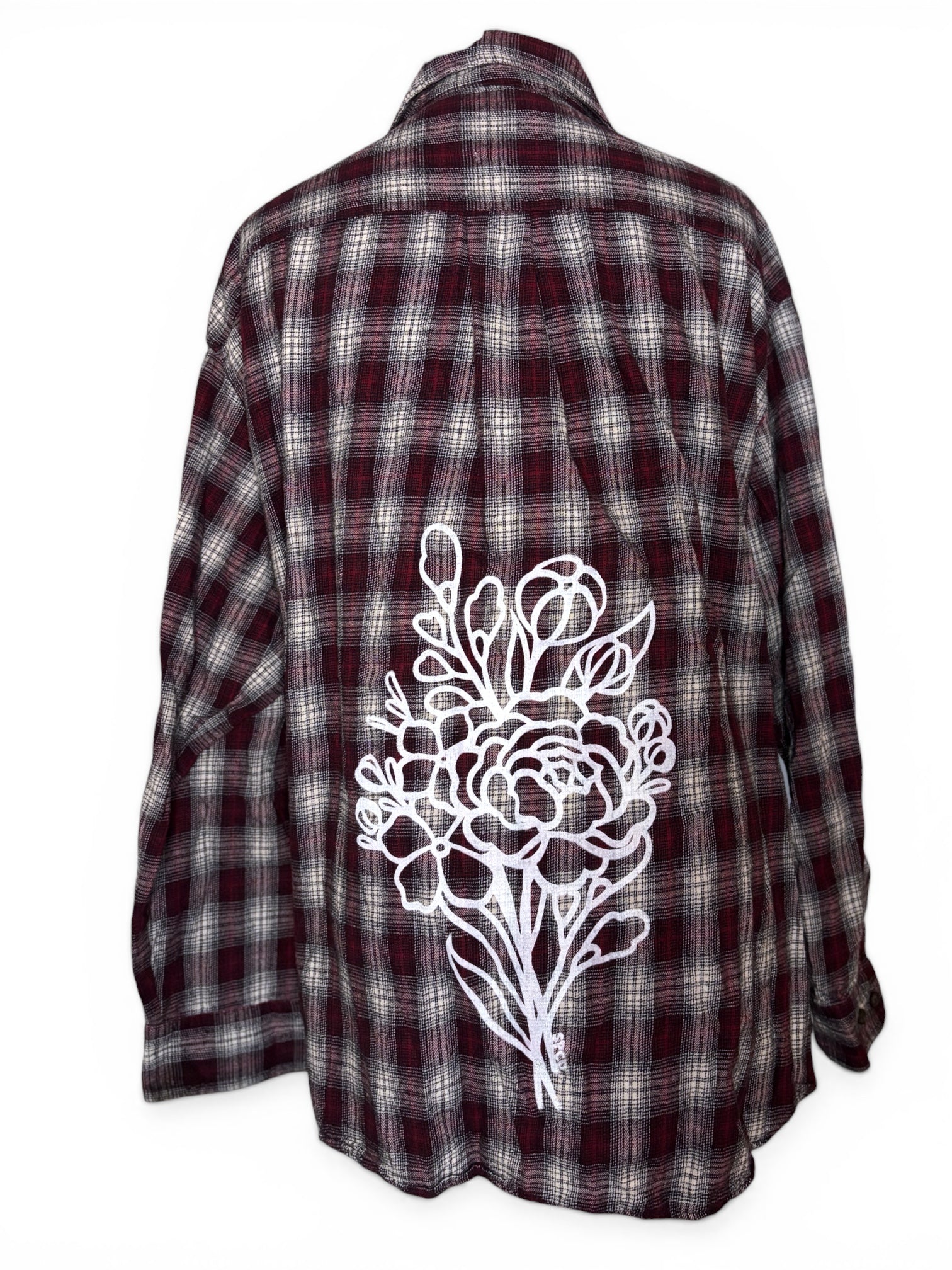 Upcycled Flannel - 3XL - #114
