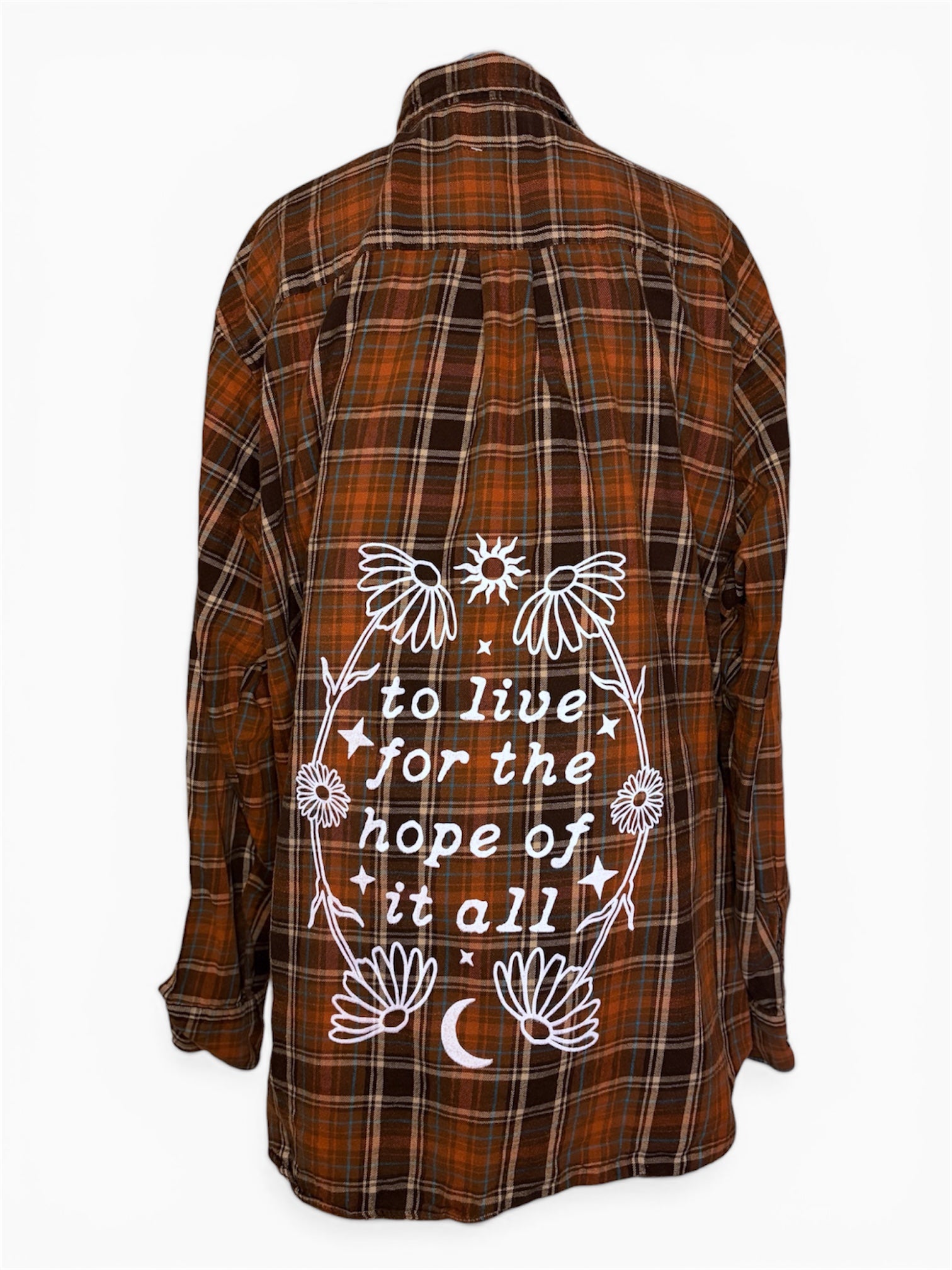 Upcycled Flannel - 2XLT - #43