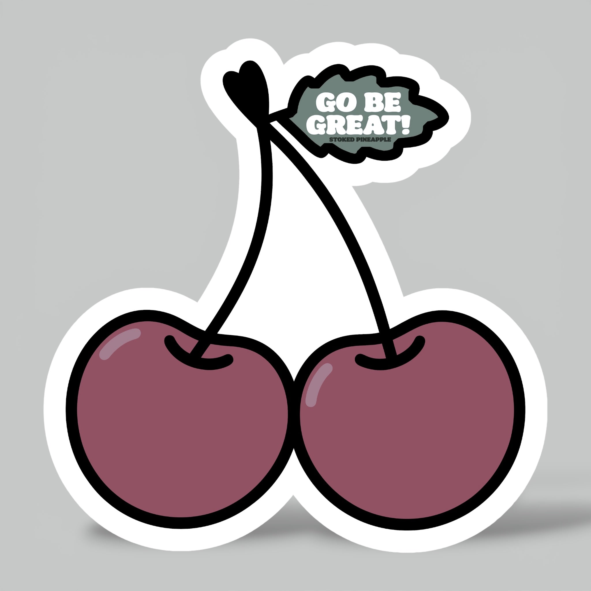 Go Be Great Sticker – Stoked Pineapple
