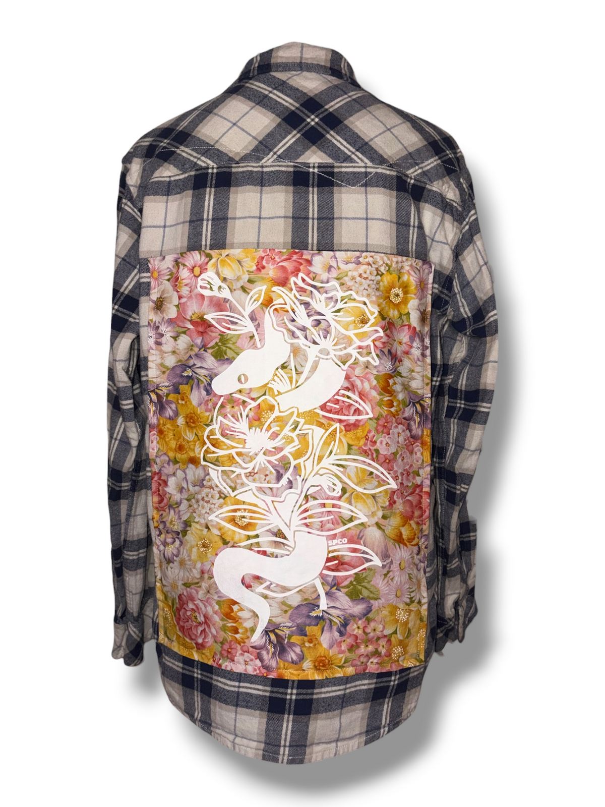 Upcycled Flannel - Large - #33