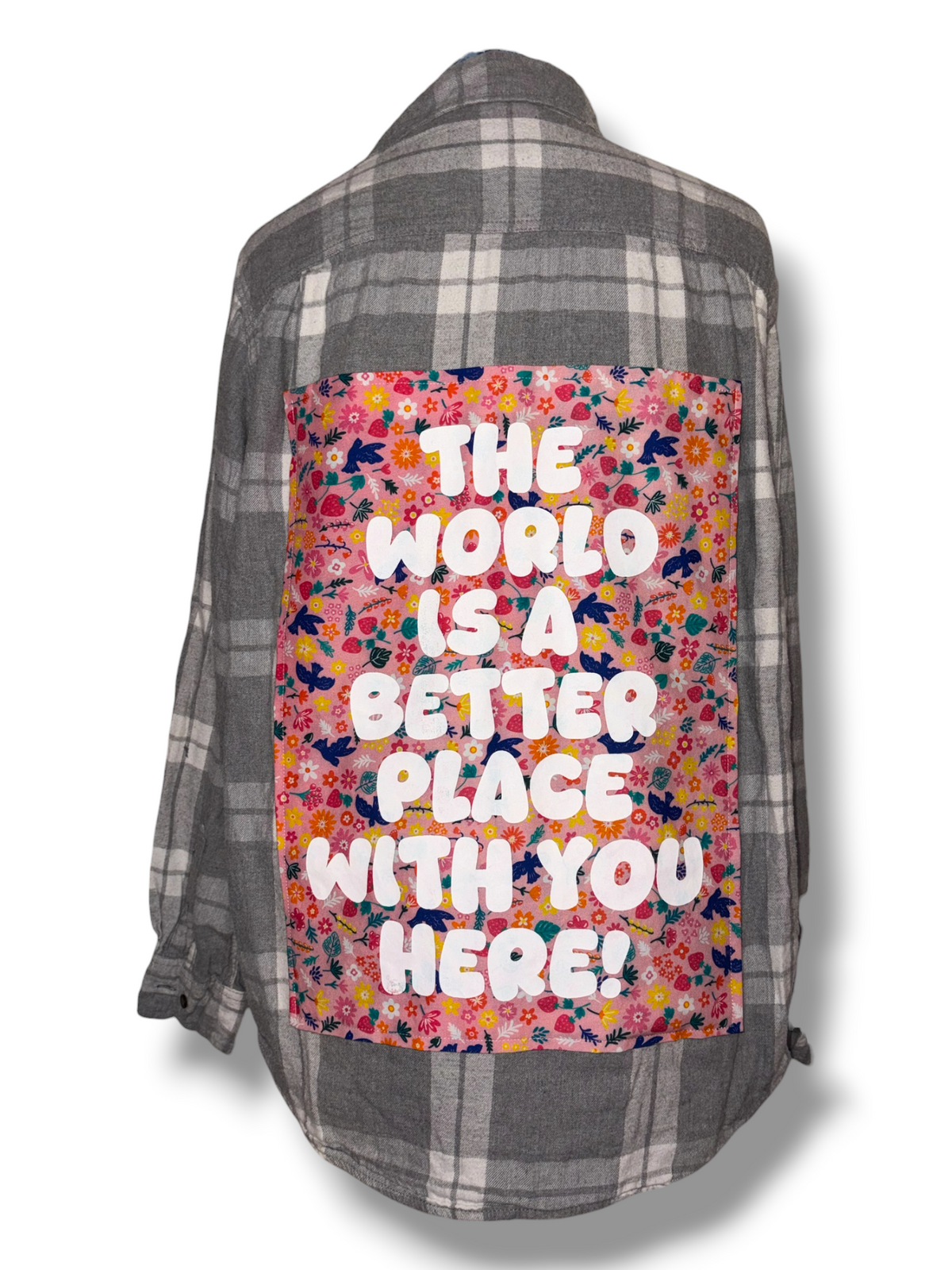 Upcycled Flannel - Large - #8