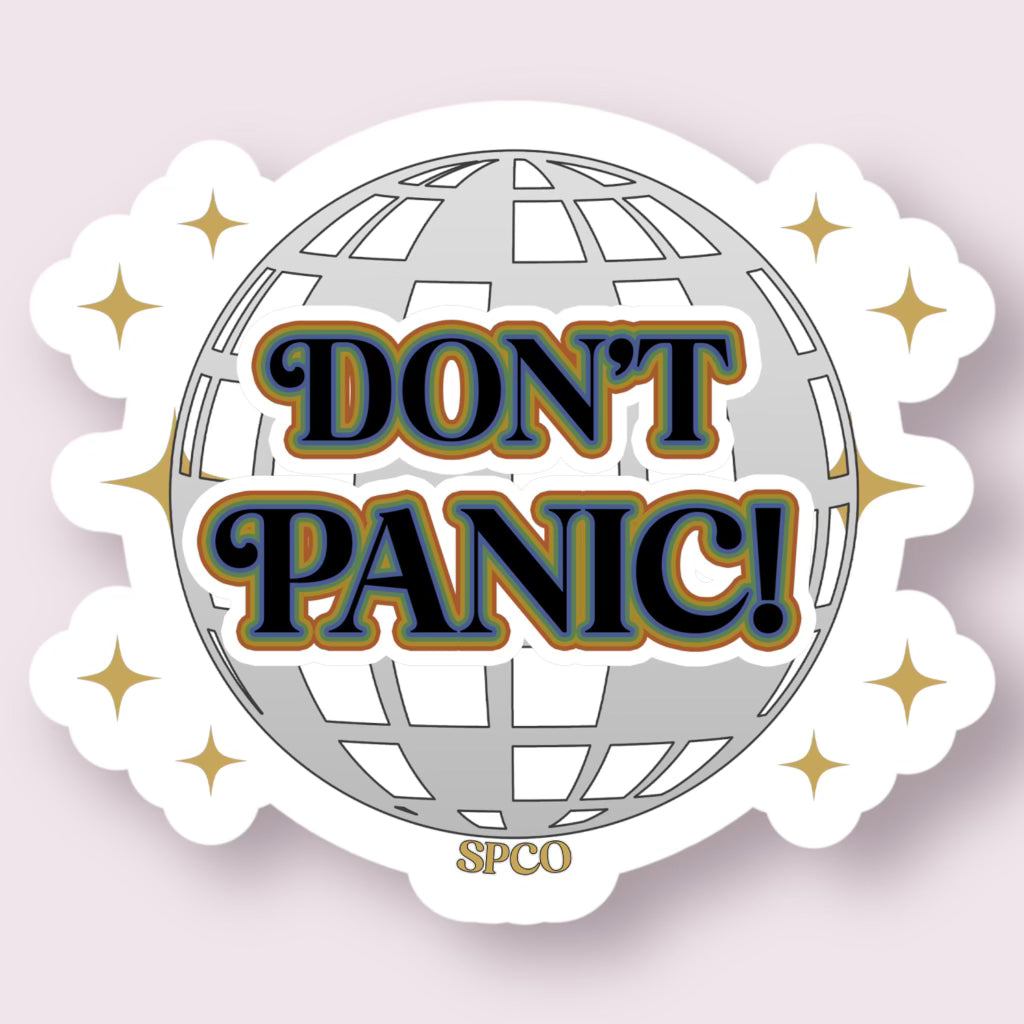 Don't Panic Sticker
