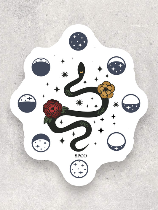 Lunar Snake Sticker